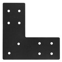 Placas de gravata plana L heneng para 4x4, 6x6 postes 190x76x190mm, 4 unidades