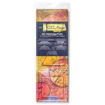 Placas de impressão em gel Press: 3 peças, círculo, triângulo, quadrado