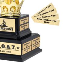Placas de Nome Gravadas a Laser Alpha Awards para Bodes Grandes