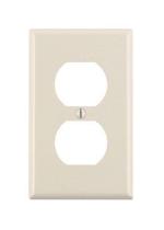 Placas de parede duplex Leviton M56-78003-TMP Light Almond, pacote com 10 Placas de parede duplex Leviton M56-78003-TMP Light Almond, pacote com 10