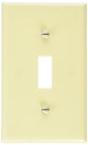 Placas de parede Leviton 1 Gang Switch Ivory, pacote com 10