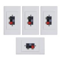 Placas de parede para alto-falantes USHANLIN para home theater estéreo, pacote com 4