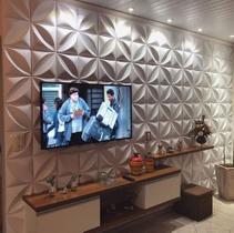 Placas De Parede Pétalas Ilove3d 50cm X 50cm Sala Decorativa