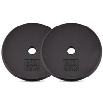 Placas de peso Yes4All, ferro fundido de 1 polegada, 2x2,27 kg para halteres Placas de peso Yes4All, ferro fundido de 1 polegada, 2x2,27 kg para halteres