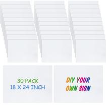 Placas de plástico corrugado Pangda, pacote 30, 45x60cm, 3 mm de espessura