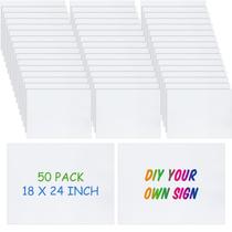 Placas de plástico corrugado Pangda, pacote 50, 45x60cm, 4 mm de espessura