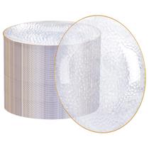 Placas de plástico Rubtlamp Gold 10 polegadas 60 peças
