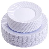 Placas de plástico U-QE 100 peças para casamento e festa Placas de plástico U-QE 100 peças para casamento e festa