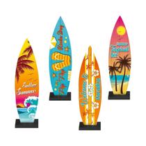 Placas De Praia Tropical Surfboard, 4 Peças, Bem-vindo Ao Paraíso, Verão Sem Fim, Decoração Para