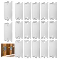 Placas de proteção para pregos 50 un. 3,8 x 7,6 cm em aço galvanizado Placas de proteção para pregos 50 un. 3,8 x 7,6 cm em aço galvanizado