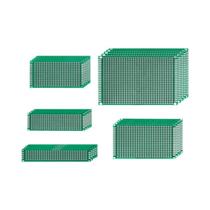 Placas De Protótipo Pcb Dupla Face Verde 4 Peças-40 Peças Universal 2x8 3x7 4x6 5x7 7x9cm Kit Diy