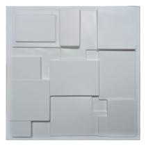 Placas de PVC 3D quadratto 7m² (28 placas)