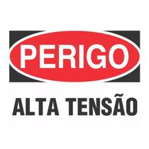 Placas De Sinalização PS 15x20cm Segurança E Organização PERIGO ALTA TENSÃO Placas De Sinalização PS 15x20cm Segurança E Organização PERIGO ALTA TENSÃO