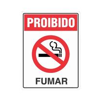Placas De Sinalização PS 15x20cm Segurança E Organização PROIBIDO FUMAR Placas De Sinalização PS 15x20cm Segurança E Organização PROIBIDO FUMAR