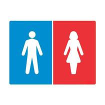 Placas De Sinalização PS 15x20cm Segurança E Organização SANITÁRIO MASCULINO FEMININO Placas De Sinalização PS 15x20cm Segurança E Organização SANITÁRIO MASCULINO FEMININO