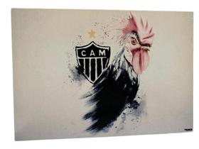 Placas Decorativa Em Mdf Atlético Mineiro Galo - pivofut