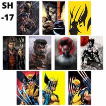 Placas Decorativas 10 Unidades Imagens Do Wolverine