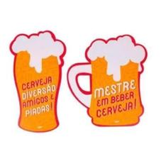 Placas decorativas 2 unidades ele e o cara