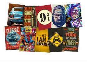 Placas Decorativas 30x20cm Escolha O Seu Modelo