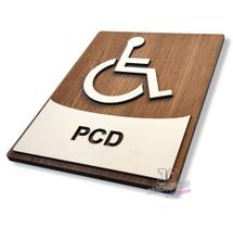 Placas decorativas banheiro wc indicativas em mdf 6mm - PCD Placas decorativas banheiro wc indicativas em mdf 6mm - PCD