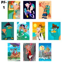 Placas Decorativas Do Desenho Phineas E Ferb 13x20