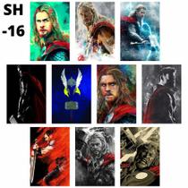 Placas Decorativas Do Thor Kit 10 Unidades 13x20