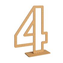 Placas Decorativas Em Formato De Números Ideal Para Festas