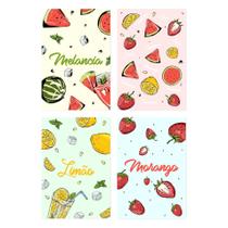 Placas Decorativas MDF Frutas Refrescantes 20x30cm Kit 4un - Quartinhos