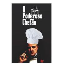 Placas decorativas poderoso chefao 20x30