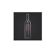 Placas decorativas poderoso chefao garrafa - 10x10