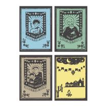 Placas Decorativas Religiosas Santos Juninos 20x30cm Kit 4un Placas Decorativas Religiosas Santos Juninos 20x30cm Kit 4un