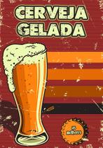 Placas Decorativas Retro Para Área Gourmet Bebidas Cerveja Àrea de Churrasco