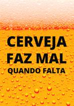 Placas Decorativas Retro Para Área Gourmet Bebidas Cerveja Churrasco 13X19cm