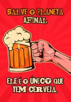 Placas Decorativas Retro Para Área Gourmet Bebidas Cerveja Churrasco 13X19cm