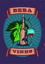 Placas Decorativas Retro Para Área Gourmet Bebidas Cerveja Churrasco 13X19cm