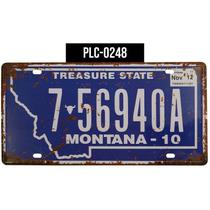 Placas decorativas retrô vintage - montana usa 756940a