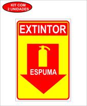 Placas Extintor De Incêndio Espuma Pvc 20x30cm