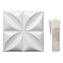 Placas Ilove3D Decorativas 1M² Pétalas + 1 Cola Pu Placas Ilove3D Decorativas 1M² Pétalas + 1 Cola Pu