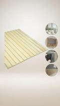 Placas Madeira Pinus Painel Ripa 6 Unid 50x50cm