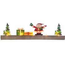 Placas Natalina de Bancada Com 5 Leds 44x12cm Boneco de Neve SALDÃO. Placas Natalina de Bancada Com 5 Leds 44x12cm Boneco de Neve SALDÃO.