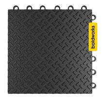 Placas para Piso de Garagem boldworks Pacote com 48 Unidades 30x30 cm Preto Placas para Piso de Garagem boldworks Pacote com 48 Unidades 30x30 cm Preto