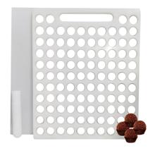 Placas Porcionadora Grande Doces Brigadeiro 104 Furos 3Un Placas Porcionadora Grande Doces Brigadeiro 104 Furos 3Un