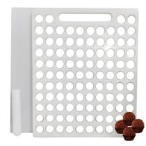 Placas Porcionadora Grande Doces Brigadeiro 104 Furos 3Un Placas Porcionadora Grande Doces Brigadeiro 104 Furos 3Un