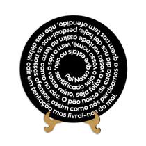 Placas Religiosas com apoio de mesa Menino Jesus Sagrada Família Nossa Senhora Efeito 3D 20cm