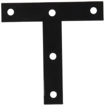 Placas T National Hardware N266-470 116BC pretas 10 x 10 cm Placas T National Hardware N266-470 116BC pretas 10 x 10 cm