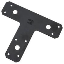 Placas T National Hardware N266-471 1161BC pretas 6x5cm Placas T National Hardware N266-471 1161BC pretas 6x5cm