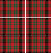Placemat OBUSATT Set 6 xadrez vermelho verde 43x32 cm de plástico Placemat OBUSATT Set 6 xadrez vermelho verde 43x32 cm de plástico