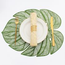 Placemats Evevda Green Leaf, conjunto de 6 vinis verdes Placemats Evevda Green Leaf, conjunto de 6 vinis verdes