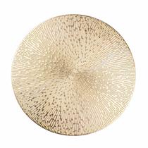 Placemats Snowkingdom Gold, conjunto de vinil redondo de 18, 38 cm Placemats Snowkingdom Gold, conjunto de vinil redondo de 18, 38 cm