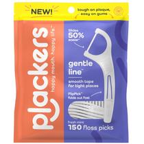 Plackers Floss Picks Fresh Mint Fio Dental - 150 Unidades Plackers Floss Picks Fresh Mint Fio Dental - 150 Unidades